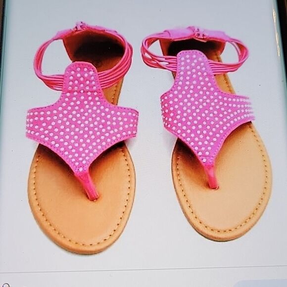 BRAND NEW BOBBIE BROOKS PINK SANDAL - Picture 12 of 12